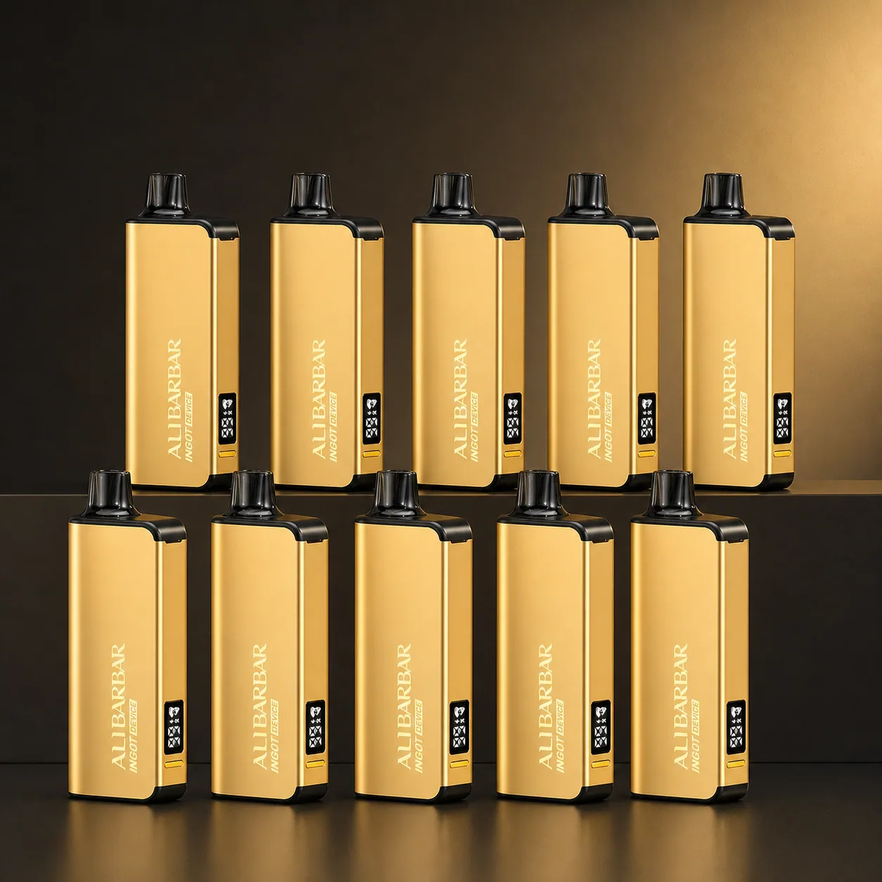 Illustration of a 10-pack of ALIBARBAR INGOT 9000