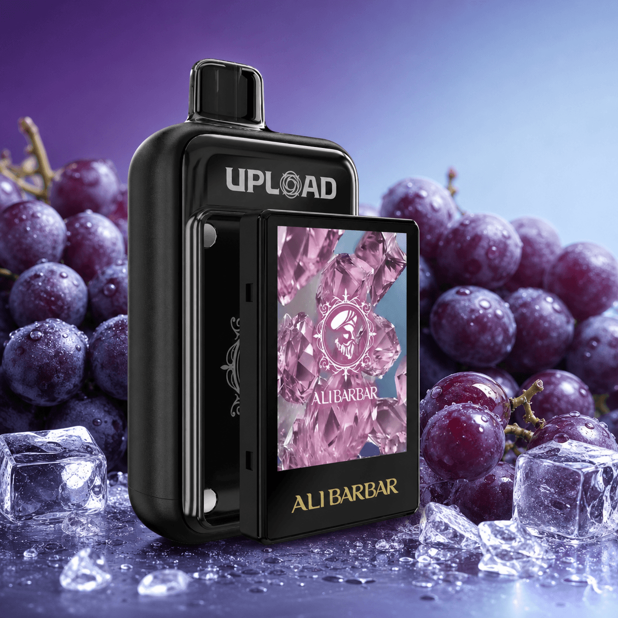 ALIBARBAR Upload 25000 + LED Grape Ice