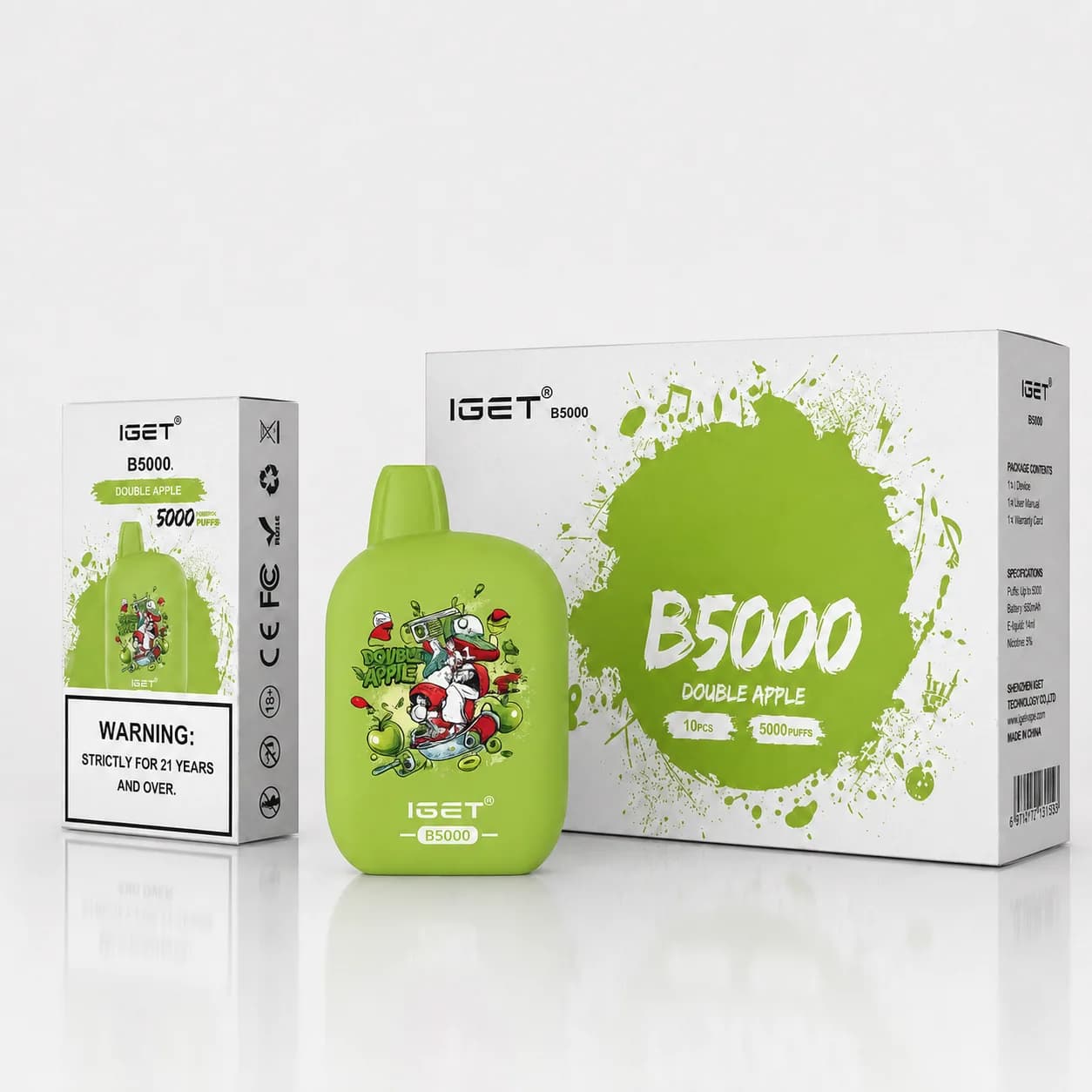IGET B5000 Double Apple · Pack of 10