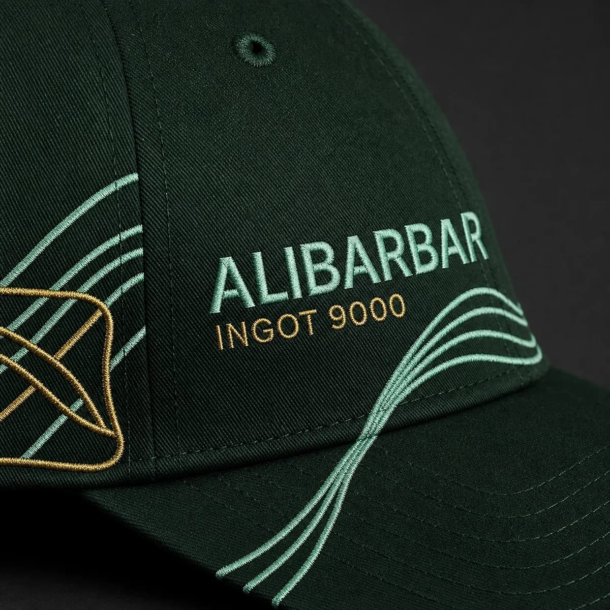 ALIBARBAR Ingot 9000 Miami Mint Cap detail view