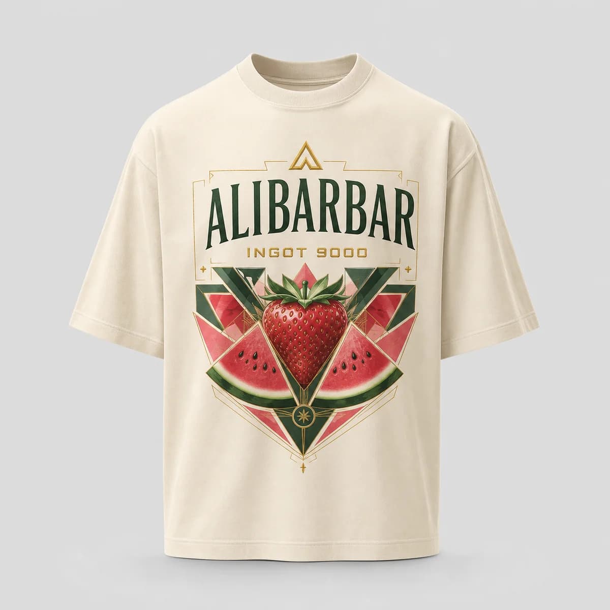 ALIBARBAR Ingot 9000 Strawberry Watermelon T-Shirt Australia